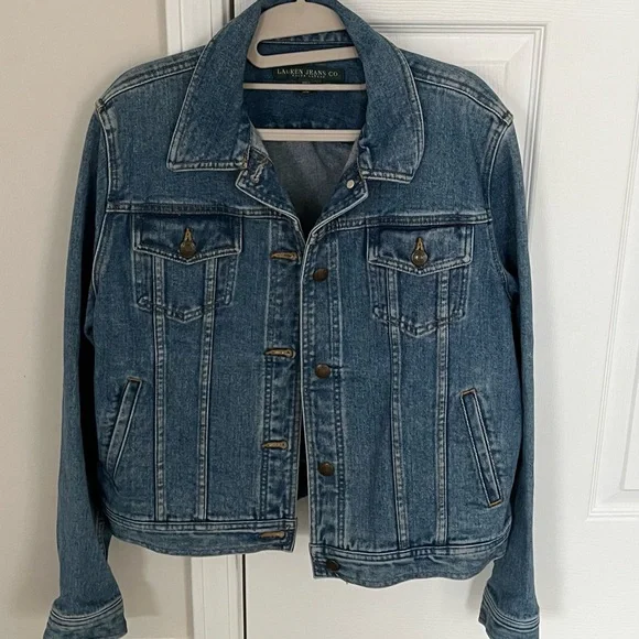 Ralph Lauren Blue Denim Classic Jacket L - Picture 5 of 16